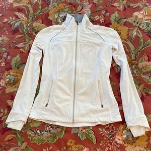 White Lululemon jacket